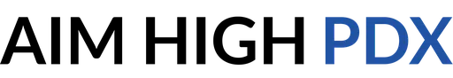 Aim High PDX logo