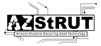Arizona Strut Students Recycling Used Technology logo