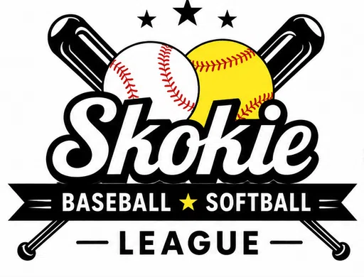 Skokie Baseball-Softball League Inc-NFP logo