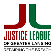 Justice League of Greater Lansing Michigan logo