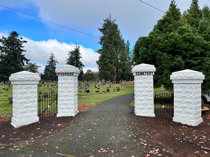 Riverside Cemetery Association of Albany Oregon logo