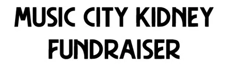 Music City Kidney Fundraiser logo