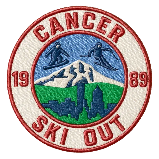Cancer Ski Out logo