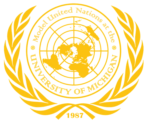 Model United Nations at the University of Michigan logo