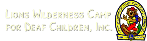 Lions of California Nevada Wilderness Camp for Deaf Children logo