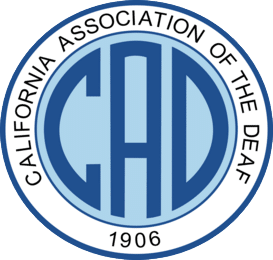 California Association of the Deaf logo