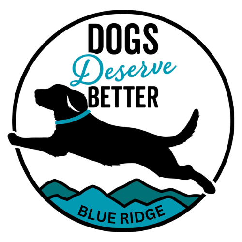 Dogs Deserve Better Blue Ridge logo